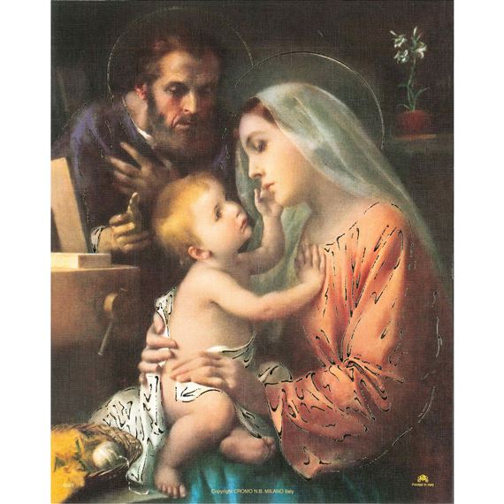 HOLY FAMILY - UNFRAMED PRINT - 8" X 10"